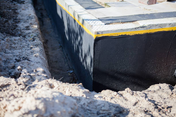 Residential Wet Basement Repair installation at a Ladoga, IN home by SJ Waterproofing Pros