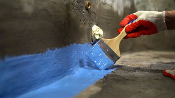 Commercial Wet Basement Repair project at a Ladoga, IN business property by SJ Waterproofing Pros